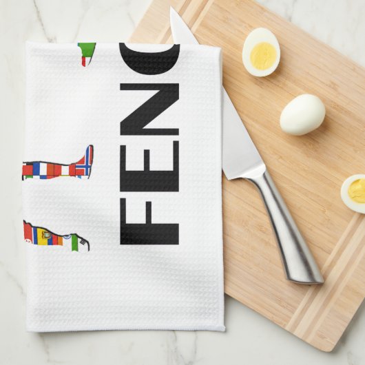 Omheining Theedoek (Quarter Fold)