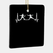 Omheining van de sportweddensport keramisch ornament (Rechts)