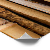 Omheining van het barrièrescherm poster (Hoek)