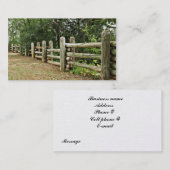 Omheining Visitekaartje (Voorkant / Achterkant)