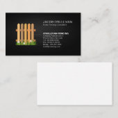 omheiningsbeveiliging visitekaartje (Voorkant / Achterkant)