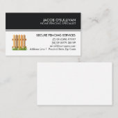 omheiningsbeveiliging visitekaartje (Voorkant / Achterkant)