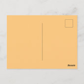 Omhels de Verandering - Oranje Butterfly Briefkaart (Achterkant)