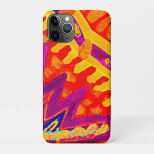 Omhels kleurrijk patroonontwerp iPhone 11 pro hoesje