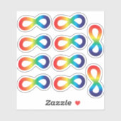 Omhels neurodiversiteit bewustzijn Autisme accepta Sticker (Vel)