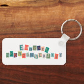 Omhels neurodiversiteit | Neurodiverent bewustzijn Sleutelhanger (Voorkant)