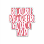 Omhels uw unieke sticker (Voorkant)