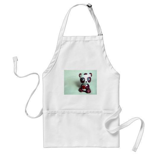 Omhelzing II van de panda Standaard Schort (Voorkant)