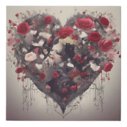 Omhelzing van de Liefde Imitatie Canvas Print