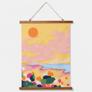 omhelzing van de zon hangend wandkleed
