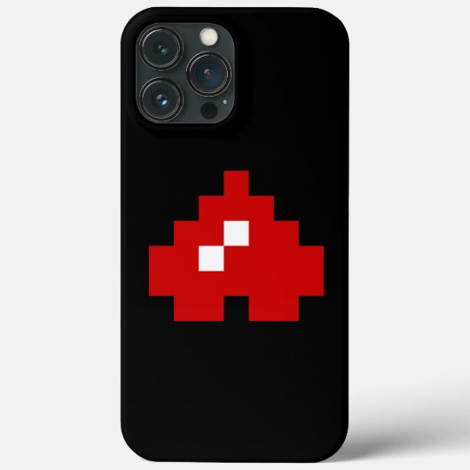 Omhoog 8-bits Pixel Heart Case-Mate iPhone Case (Achterkant)