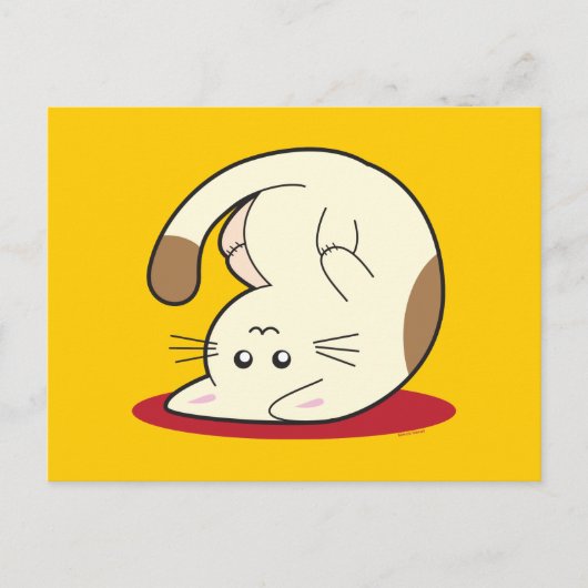 Omhoog Cat Briefkaart (Voorkant)