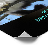 Omhoog de boom stil poster (Hoek)