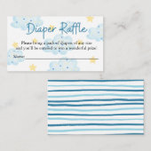 Omhoog en weg Wolken en Sterren Luierloof Informatiekaartje (Voorkant / Achterkant)