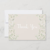 Omhoog in het Clouds Baby shower Dank u kaart (Voorkant)