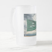 "Omhoog Limerick" Matglas Bierpul (Voorkant links)