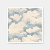 Omhoog, omhoog en weg ballonverjaardag servet (Voorkant)