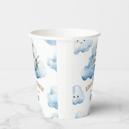 Omhoog, omhoog en weg: Teddy's eerste verjaardag s Papieren Bekers (Rechts)