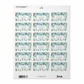 Omhoog, omhoog en weg! Waanzinnige heteluchtballon Etiket (Full Sheet)