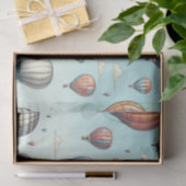 Omhoog, omhoog en weg! Waanzinnige heteluchtballon Tissuepapier (Geschenk)