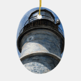 Omhoog Portland Head Light Keramisch Ornament