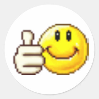 Omhoog Ronde Sticker
