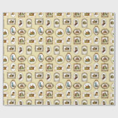  omhulde katten cadeaupapier (Vlak)