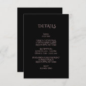 Omhulling Spaans Quinceañera Roos Informatiekaartje (Voorkant / Achterkant)