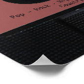 omhulling van cassettes voor Retro-audio Poster (Hoek)