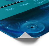 omhulling van cassettes voor Retro-audio Poster (Hoek)