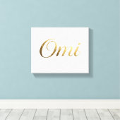 Omi Toile murale Art Grand-mère (Insitu (Plancher de Bois))