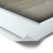 Ominous White Tree Blossom Faux Window Illusion Poster (Hoek)