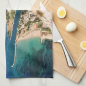 Omis, Kroatië - Adriatische kust Theedoek (Quarter Fold)