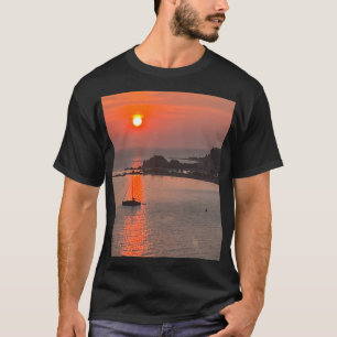 Omis Kroatië Sunset Oranje Sky T-shirt