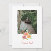 Omkadering Gedicht Sympathie Rozen (Achterkant)