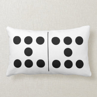 Omkeerbaar dubbel 7 Domino Pillow Kussen