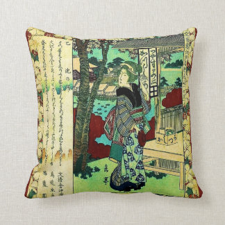 Omkeerbaar  Japans Geisha-ontwerp Kussen