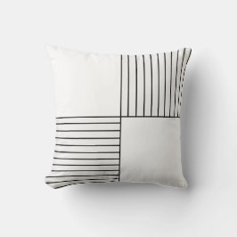 Omkeerbaar zwart-wit Sierkussen