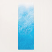 Omkeerbare Blue Beach Waves Yoga Mat (Achterkant)