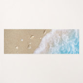 Omkeerbare Blue Beach Waves Yoga Mat (Voorkant (horizontaal))