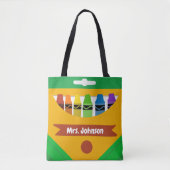 Omkeerbare Crayon notitieboek Paper Canvas tas (Voorkant)
