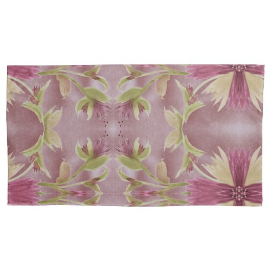 Omkeerbare kussen Hoesjes met olijf en Bourgogne Kussensloop (Voorkant-Links)