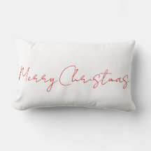 Omkeerbare Prettig Kerstfeest Rood Wit Minimalisti