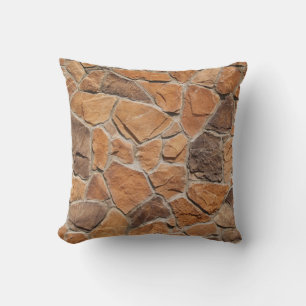 Omkeerbare rode stone muur kussen