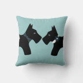 Omkeerbare Scottie Dogs Kussen (Achterkant)