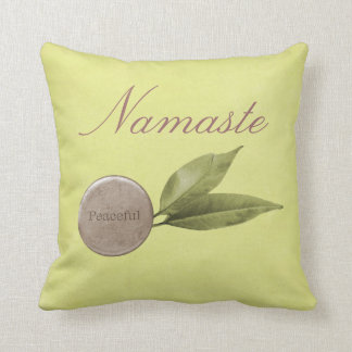 Omkeerbare vreedzame Namaste Kussen
