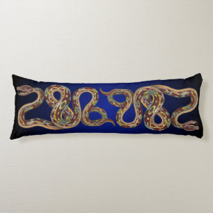 Omkeerbare wilde Natuur boa constrictor slang Lichaamskussen