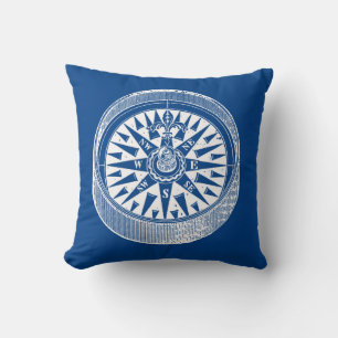 Omkeerbare zeelieden Compass Pillow Kussen