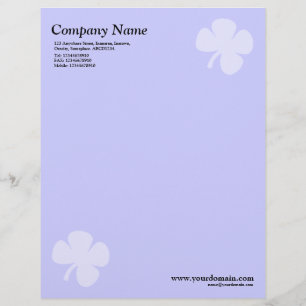 Omkleppen - Licht blauw Custom Briefhoofd