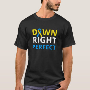 Omlaag bewustzijn van syndroom helemaal naar bened t-shirt